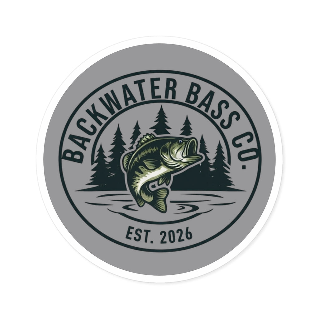Backwater Bass Sticker/decal